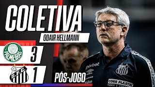 Odair Hellmann fala AO VIVO após a derrota do Santos para o Palmeiras