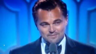 Leonardo Di Caprio  wins for The Revenant - 2016 Golden Globes