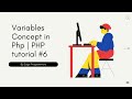 Rules for Creating Variables in Php | Php Tutorial #6