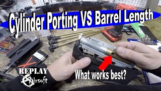 Cylinder Porting vs Barrel Length