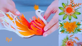 Mind Blowing Arts Crafted With Vegetables