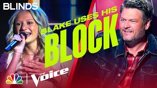Fifteen-Year-Old Ansley Burns Sounds Angelic on "Unchained Melody" | The Voice Blind Auditions 2022