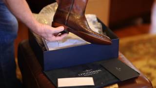 Lucchese Classics - Wilson Caiman Handmade Boots - Unboxing