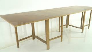 Bruno Mathsson for Karl Mathsson Maria Style Mid Century Dining Table