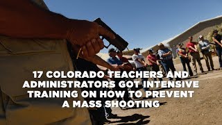 Teachers, administrators get gun training