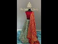 mandaara kalamkari u0026 bandhini fusion lehenga set