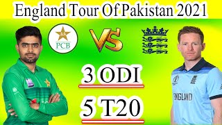 England tour of Pakistan 2021 || Confirm schedule || Ali sports room
