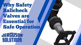 Jerguson® Safety Ball Check Valves | Essential for Glass Level Gage Safety