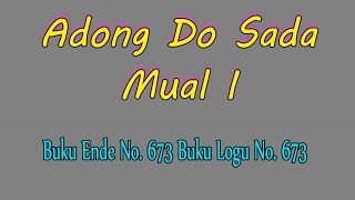 Buku Ende No 673 Adong Do Sada Mual I...