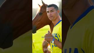 Ronaldo leaves the field on a horse! AI Edit!