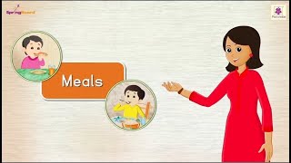 Meals - Rhymes for Kids | Junior KG Rhymes | Periwinkle