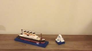 Lego Titanic & Iceberg MOC