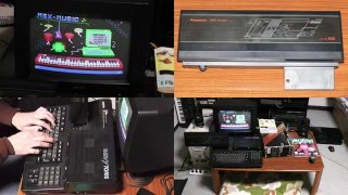 MSX-Audio内蔵ソフトで作った曲データを実行（手弾き実演有）