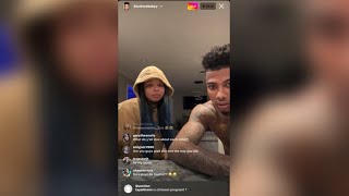 BLUEFASEBABYY FULL IG LIVE FT. CHRISEAN ROCK