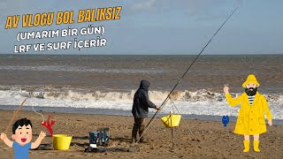 Sahilden Surf Casting ve LRF ile balık avı denemesi | Sonuç ? 😱 #lrf #surfcasting #balıkavı #temu #y