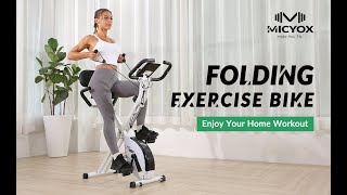 Best Folding Exercise Bikes for 2021 / Magnetic Exercise Upright Bike / Indoor Cycling Bike
