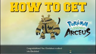 HOW TO EVOLVE ELECTABUZZ INTO ELECTIVIRE IN POKEMON LEGENDS ARCEUS (HOW TO GET ELECTIVIRE)