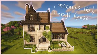 Minecraft | Mizuno’s 16 Craft House Tutorial | Mizuno’s Townhouse Tutorial