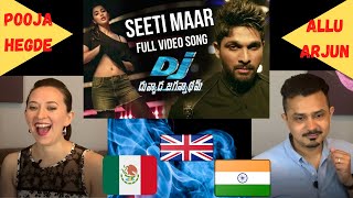 MEXICAN Reaction | SEETI MAAR SONG | DJ Video Songs | Allu Arjun | Pooja Hegde | DSP