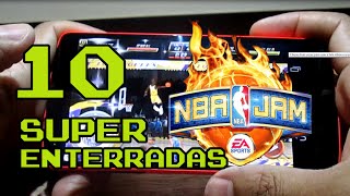 Gameplay 10 Super enterradas em NBA JAM para Android
