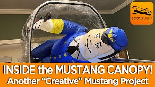 OTTO on the INSIDE!  Another “Creative” Mustang Canopy Project