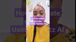 How to use Quizizz AI to create Quizzes.