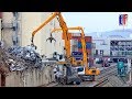 LIEBHERR LH 30 M, LH 50 M, A 944 C, Schrotthandel Hafen Stuttgart, Germany, 2017.