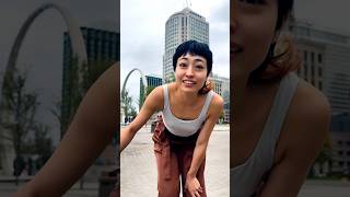 デトロイトで Waiting For Love - Avicii 踊る【アメリカ横断DAY19】#dancechallenge #usatour #puppeteer #traveler #人形遣い