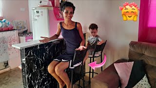🌸I WON STOOLS FOR MY COUNTER😱THEY ARE BEAUTIFUL😍