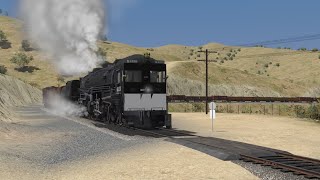 Trainz Summer Railfanning Episode 26 - Southern Pacific Steam on the Mojave Subdivision