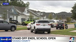 Nassau County standoff near elementary school ends peacefully