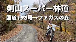 【剣山スーパー林道】#2 国道193号→ファガスの森への道のり