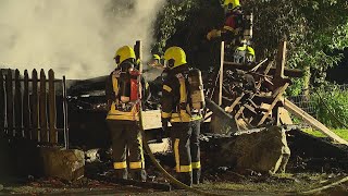 Langnau bei Reiden LU: Feuer zerstört Schopf