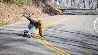 Kenny Napp Full Raw Run | Downhill Skateboard Riding