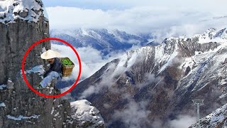 中国横断山脉的一条悬崖上，有一处神秘雪山，村医每天进山采药，生活了一千多年！【秘境探秘】