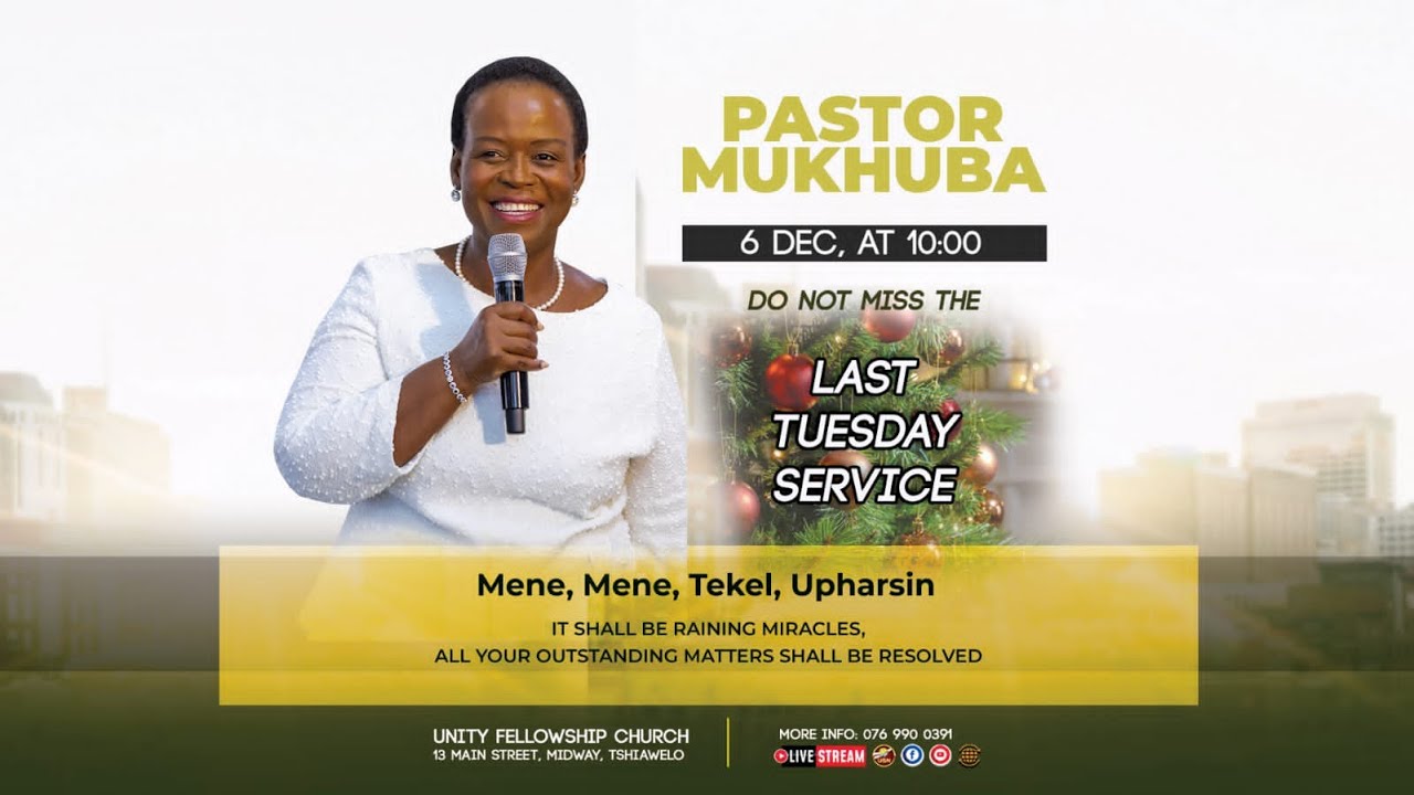 PASTOR MUKHUBA LIVE STREAM | 06 DECEMBER 2022 - YouTube