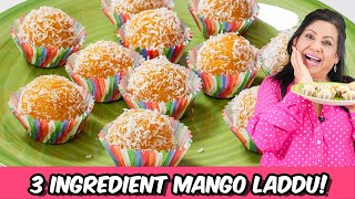 3 Ingredient Mango Laddu Recipe in Urdu Hindi - RKK