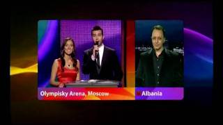 LEON MENKSHI Eurovision 2009 -Albanian Official Vote