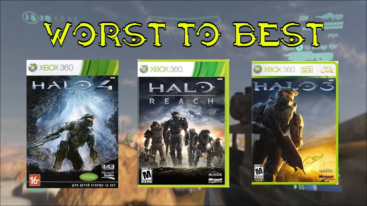 Ranking Halo Multiplayer From Worst To Best - YouTube