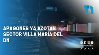 Apagones ya azotan sector Villa María del DN