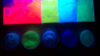 Luminous pigment VS UV invisible Fluorescent pigment