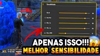 SAIUUU!!! MELHOR SENSIBILIDADE ⚙ SENSI+DPI+HUD 🔥 ATUALIZADA 🔥 UMP, M1014, DESERT 👑 Free Fire