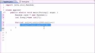 30. ARRAY ELEMENTS AS COUNTERS