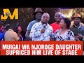 MUIGAI WA NJOROGE INTRODUCES HER DAUGHTER LIVE ON STAGE