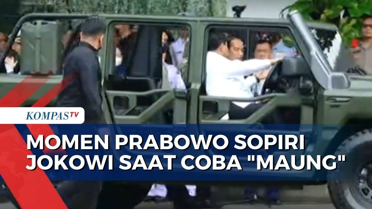 Momen Prabowo Sopiri Presiden Jokowi Saat Coba Maung Buatan PT Pindad ...