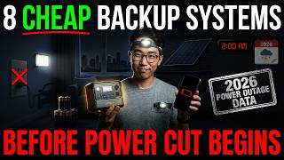 8 CHEAP Backup Systems YOU MUST KNOW Before Power Cut BEGINS IN 2026!