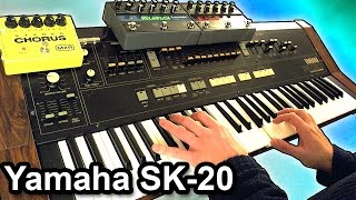 YAMAHA SK-20 - Ambient music soundscape【SYNTH DEMO】