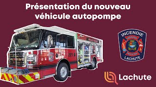 Présentation du nouveau véhicule autopompe 🚒