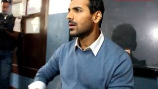 John Abraham in Jamshedpur for film shooting