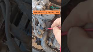 Ignition Current Leak Test #automobile #mechanic #ignitioncoil #diy #auto